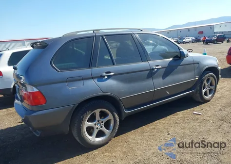 2002 BMW X5 3.0I z USA, uszkodzony, nr VIN 5UXFA53532LP31579